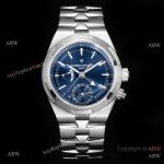 Swiss Grade A Copy Vacheron Constantin Overseas Dual Time Blue Dial Watches 41mm